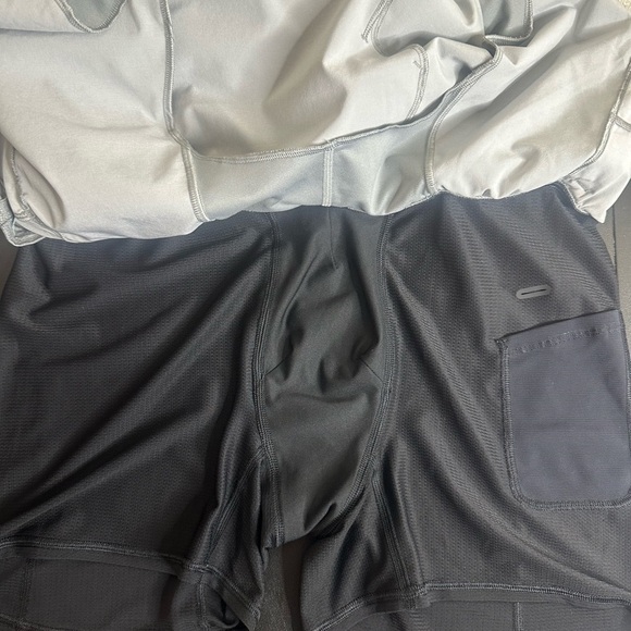 Lululemon T.H.E. Short 11" Liner Heather Allover Sea Salt Light Cast size large - Picture 4 of 6